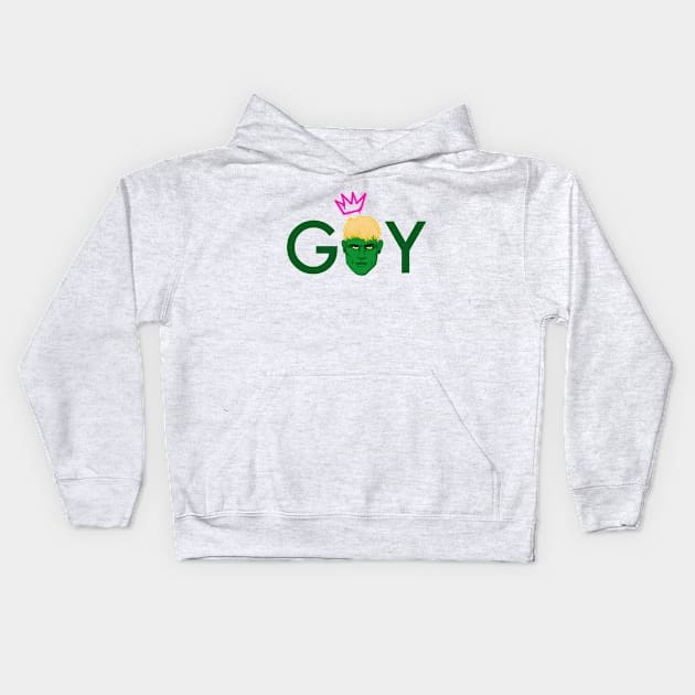 Gay King Kids Hoodie by ChangoATX